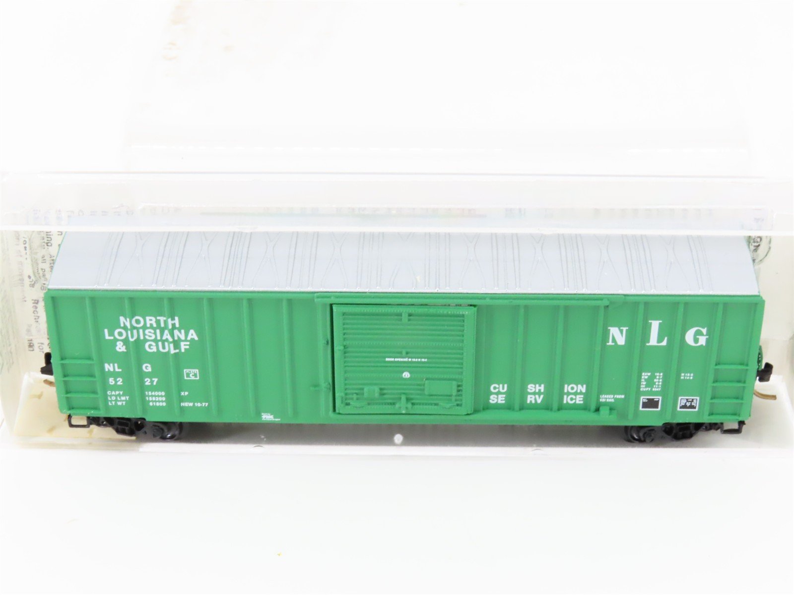 N Scale Micro-Trains MTL 25530 NLG North Louisiana & Gulf 50' Box Car #5227