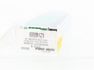 N Scale Micro-Trains MTL 25530 NLG North Louisiana & Gulf 50' Box Car #5227