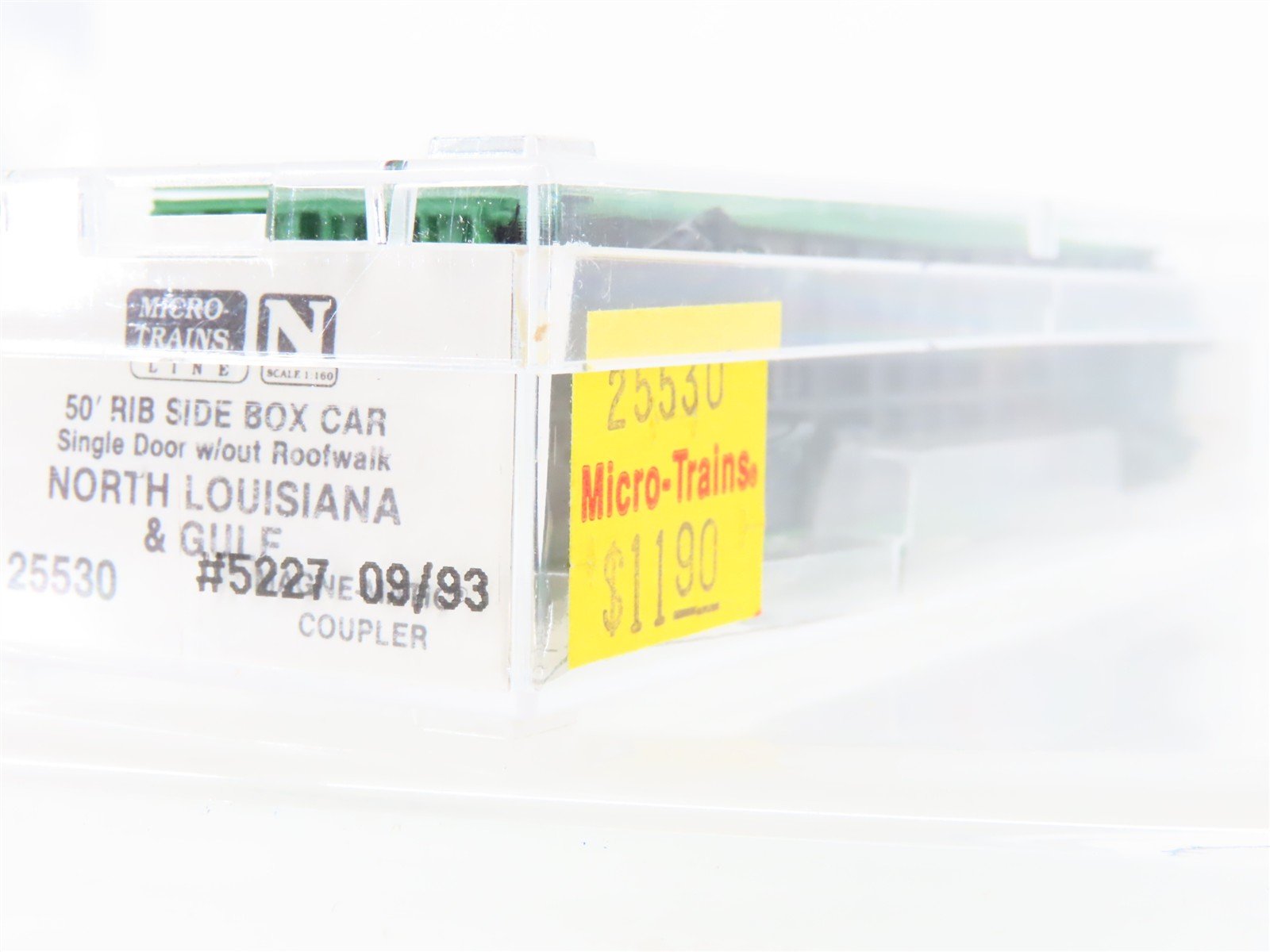N Scale Micro-Trains MTL 25530 NLG North Louisiana & Gulf 50' Box Car #5227