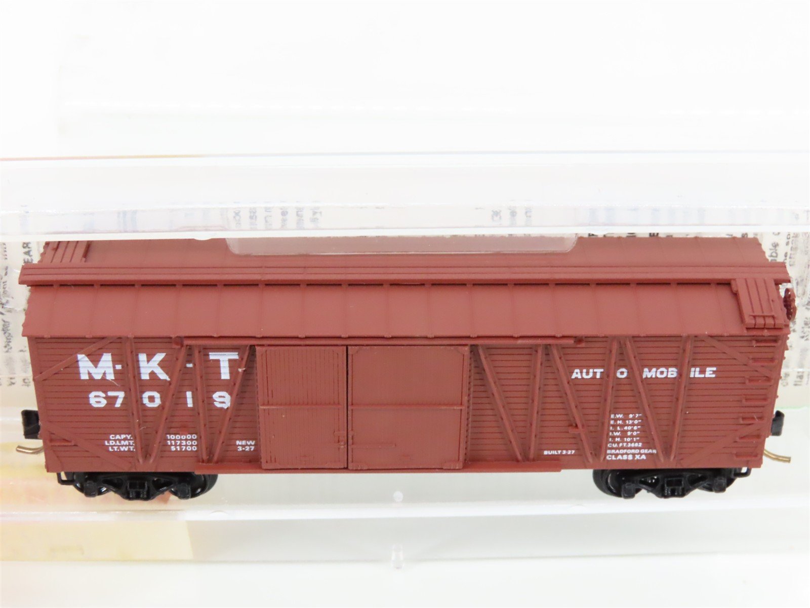 N Scale Micro-Trains MTL 29040 MKT Missouri Kansas Texas 40' Box Car #67019