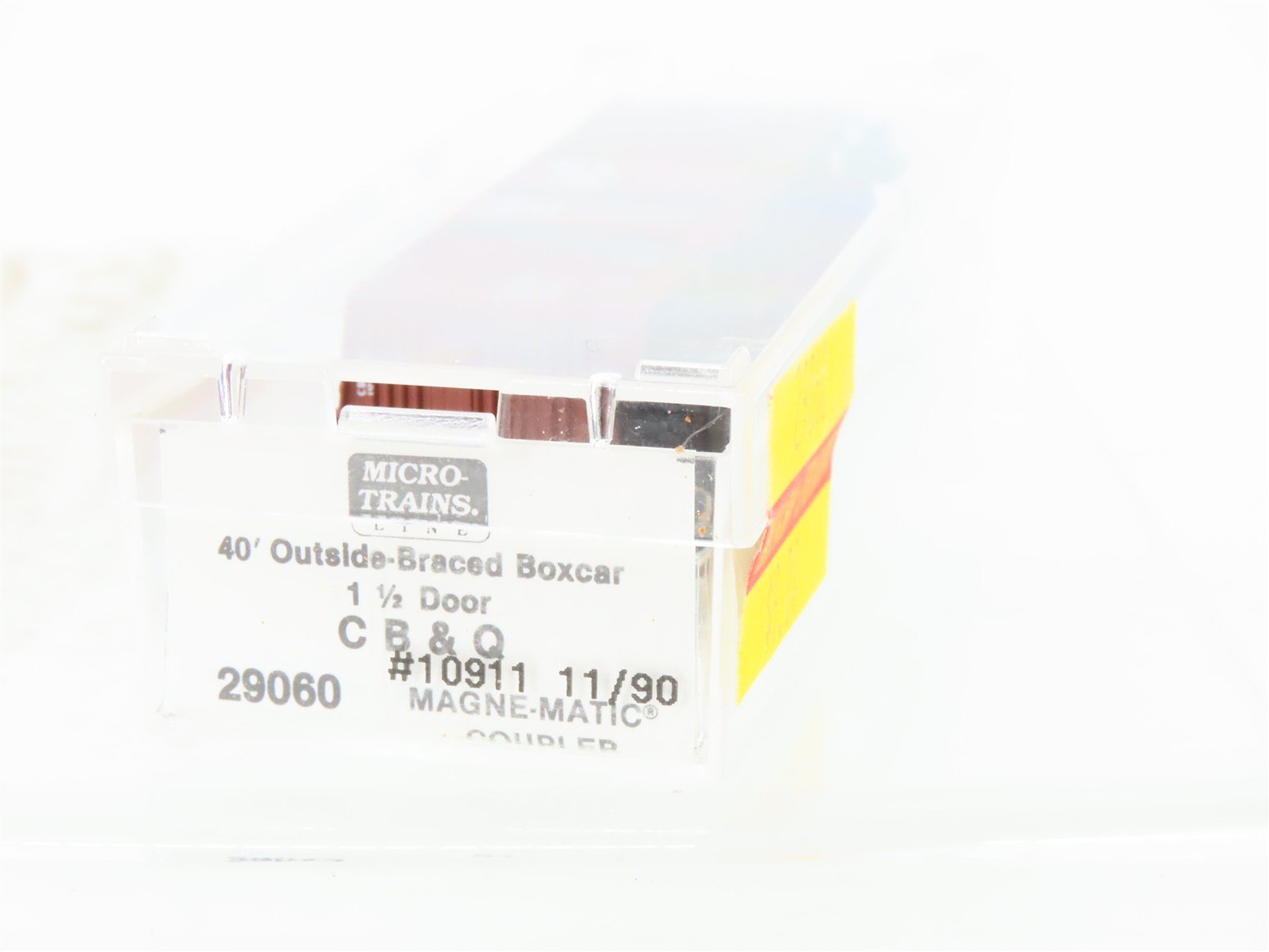 N Micro-Trains MTL 29060 CB&Q Burlington Route Everywhere West 40' Boxcar #10911
