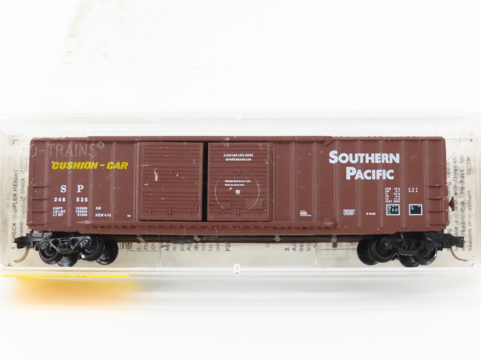 N Scale Micro-Trains MTL 30050 SP Southern Pacific 50' Rib Side Box Car #246535