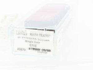 N Scale Kadee Micro-Trains MTL 20870 Erie Railroad 40' Single Door Boxcar #78960