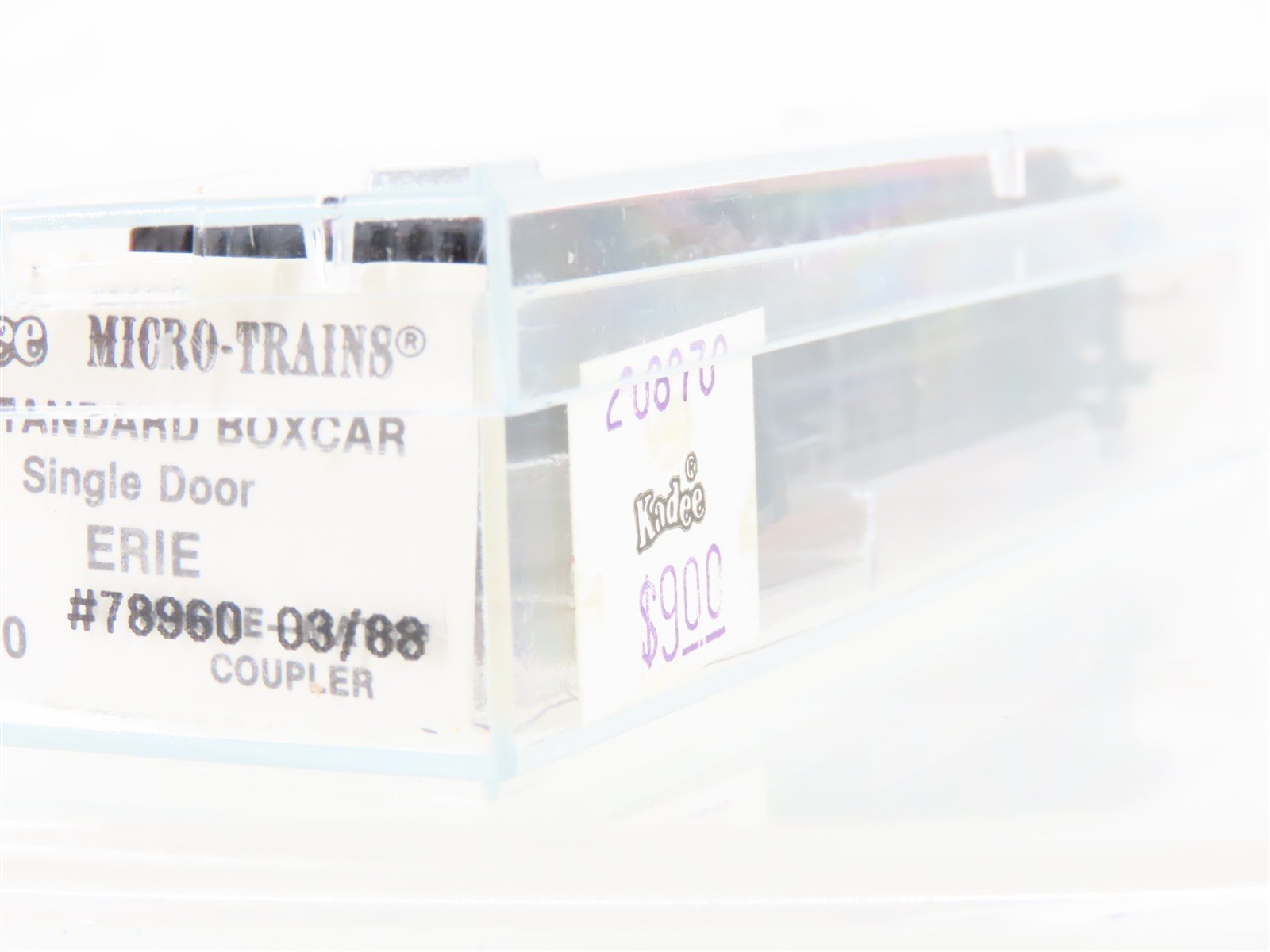 N Scale Kadee Micro-Trains MTL 20870 Erie Railroad 40' Single Door Boxcar #78960