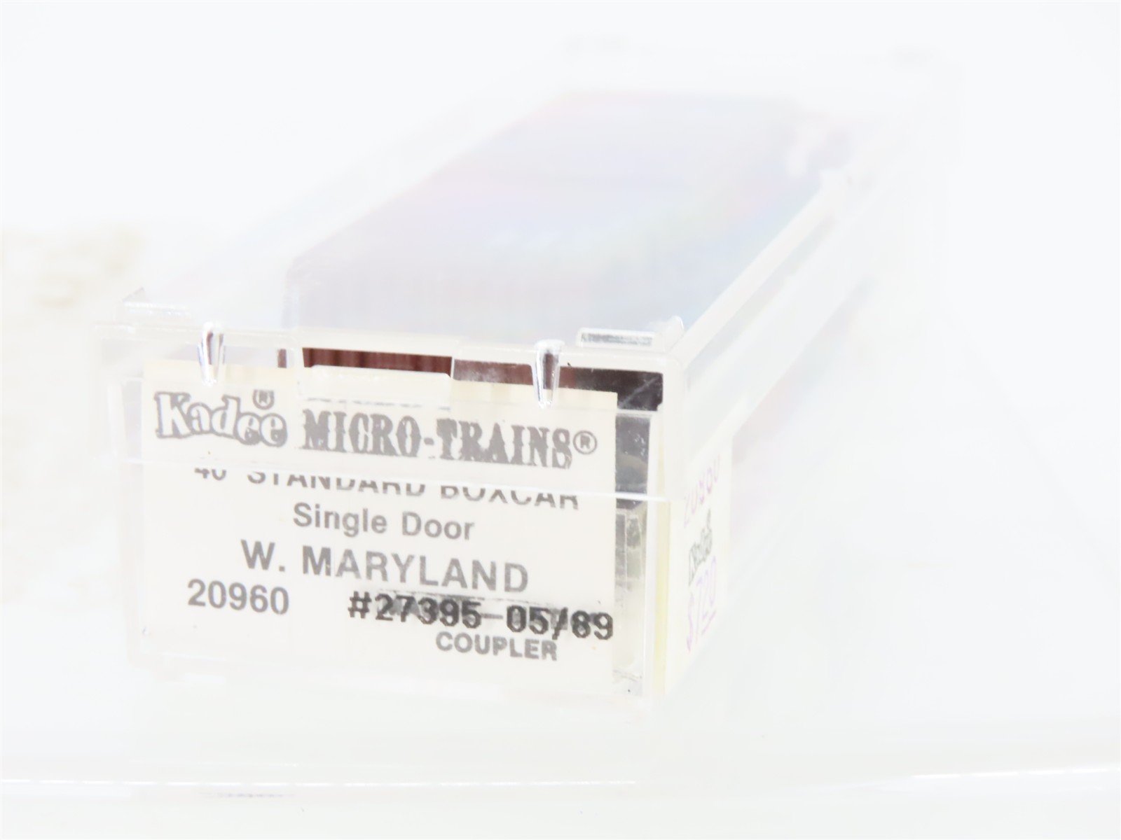 N Scale Kadee Micro-Trains MTL 20960 WM Western Maryland 40' Box Car #27395