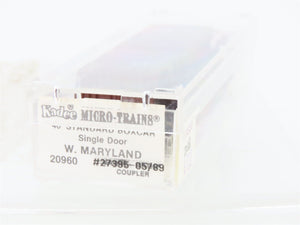 N Scale Kadee Micro-Trains MTL 20960 WM Western Maryland 40' Box Car #27395