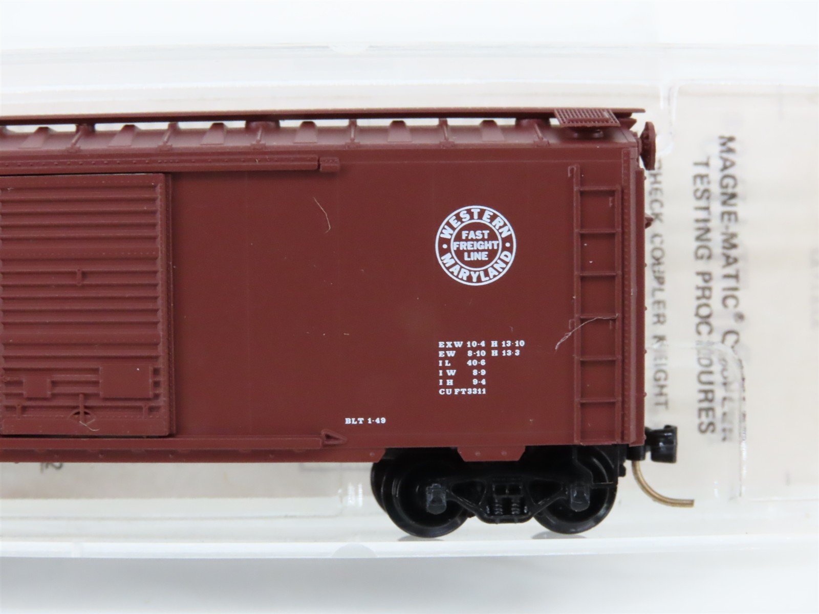 N Scale Kadee Micro-Trains MTL 20960 WM Western Maryland 40' Box Car #27395