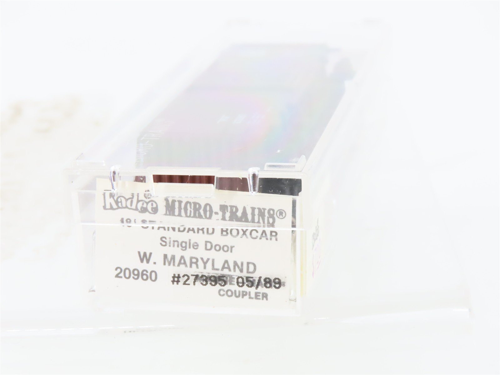 N Scale Kadee Micro-Trains MTL 20960 WM Western Maryland 40' Box Car #27395