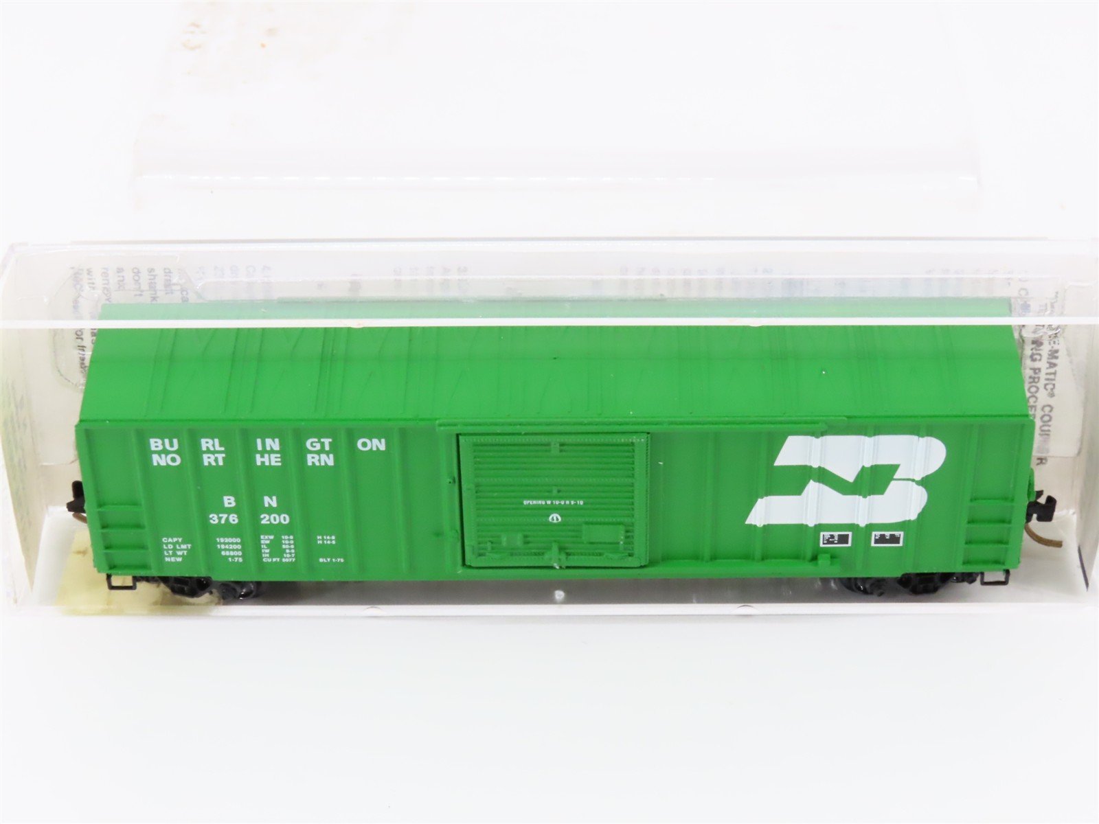 N Scale Kadee Micro-Trains MTL 25490 BN Burlington Northern 50' Box Car #376200