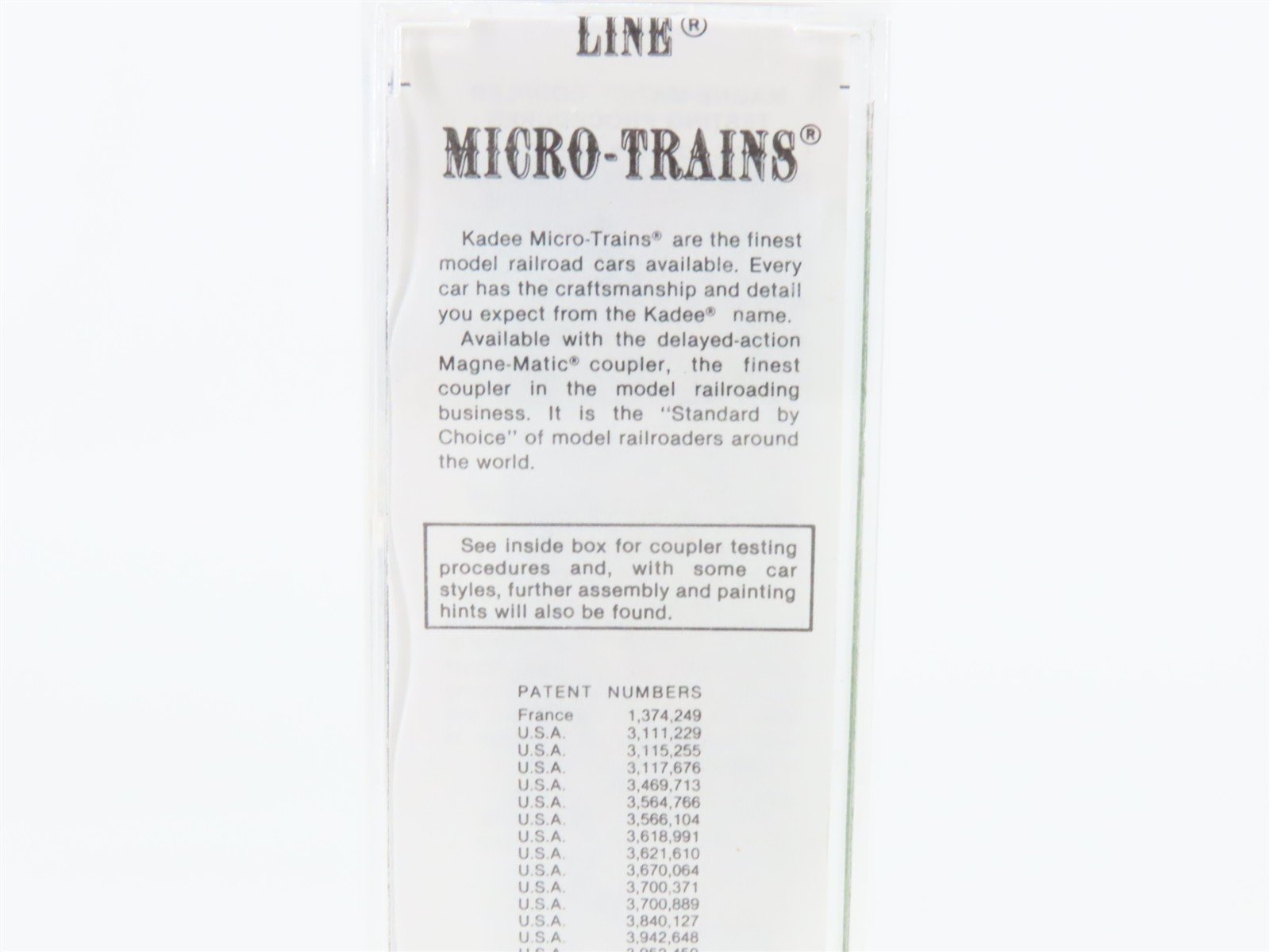 N Scale Kadee Micro-Trains MTL 25490 BN Burlington Northern 50' Box Car #376200