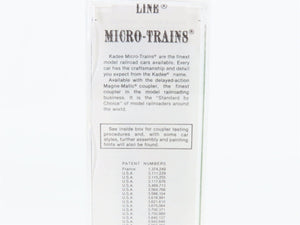 N Scale Kadee Micro-Trains MTL 25490 BN Burlington Northern 50' Box Car #376200