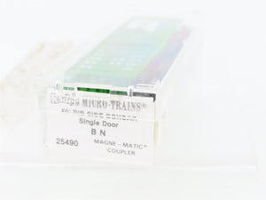 N Scale Kadee Micro-Trains MTL 25490 BN Burlington Northern 50' Box Car #376200
