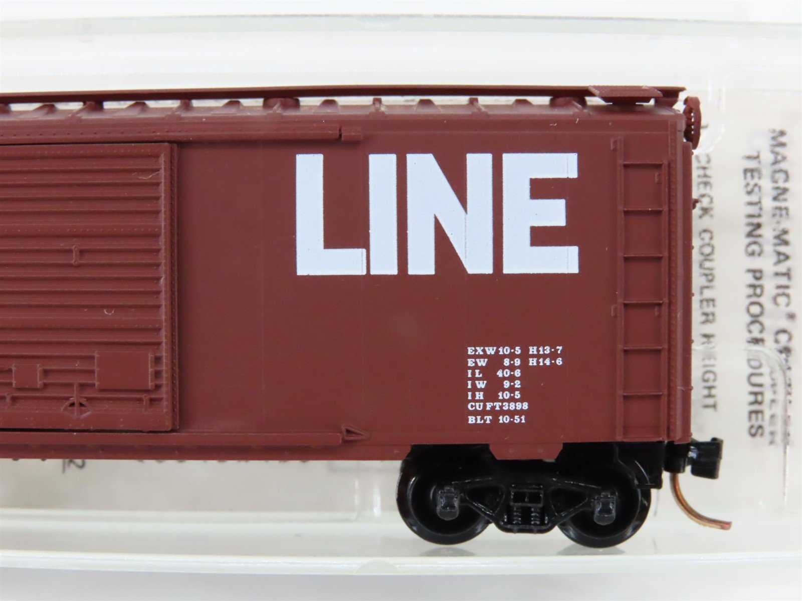 N Scale Kadee Micro-Trains MTL 20900 SOO Line 40' Single Door Box Car #45398