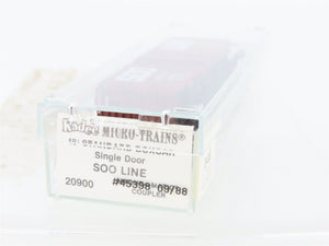 N Scale Kadee Micro-Trains MTL 20900 SOO Line 40' Single Door Box Car #45398