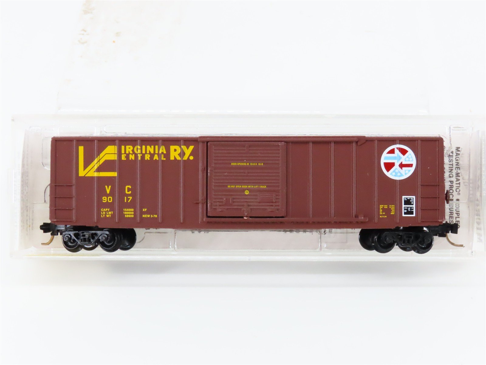 N Scale Kadee Micro-Trains MTL 25480 VC Virginia Central 50' Box Car #9017