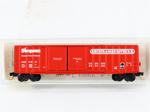 N Scale Kadee Micro-Trains MTL 30110 A&MR Arcata & Mad River 50' Box Car #1087