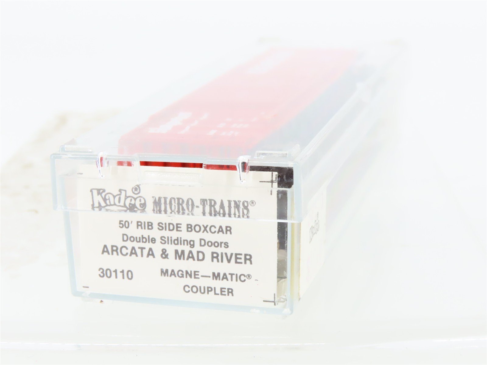 N Scale Kadee Micro-Trains MTL 30110 A&MR Arcata & Mad River 50' Box Car #1087
