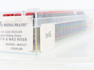 N Scale Kadee Micro-Trains MTL 30110 A&MR Arcata & Mad River 50' Box Car #1087