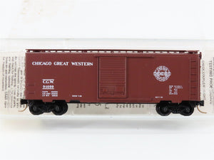 N Scale Kadee Micro-Trains MTL 20950 CGW Corn Belt Route 40' Box Car #91099