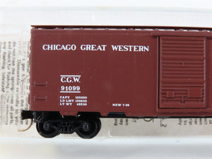 N Scale Kadee Micro-Trains MTL 20950 CGW Corn Belt Route 40' Box Car #91099