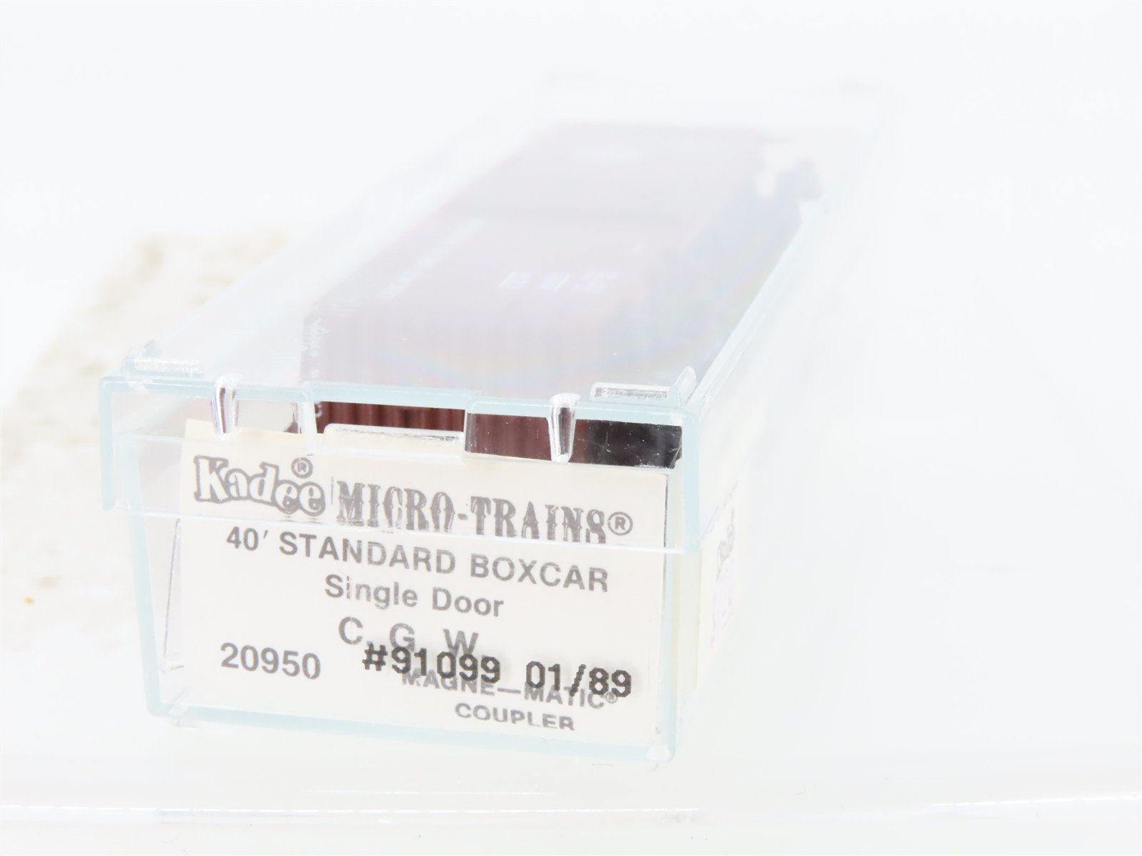 N Scale Kadee Micro-Trains MTL 20950 CGW Corn Belt Route 40' Box Car #91099