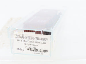 N Scale Kadee Micro-Trains MTL 20950 CGW Corn Belt Route 40' Box Car #91099