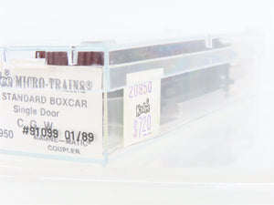 N Scale Kadee Micro-Trains MTL 20950 CGW Corn Belt Route 40' Box Car #91099