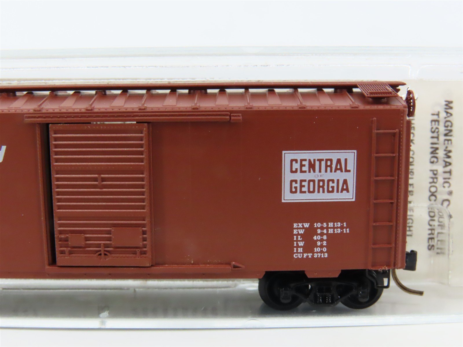 N Scale Kadee Micro-Trains MTL 20920 CG Central Of Georgia 40' Box Car #4740