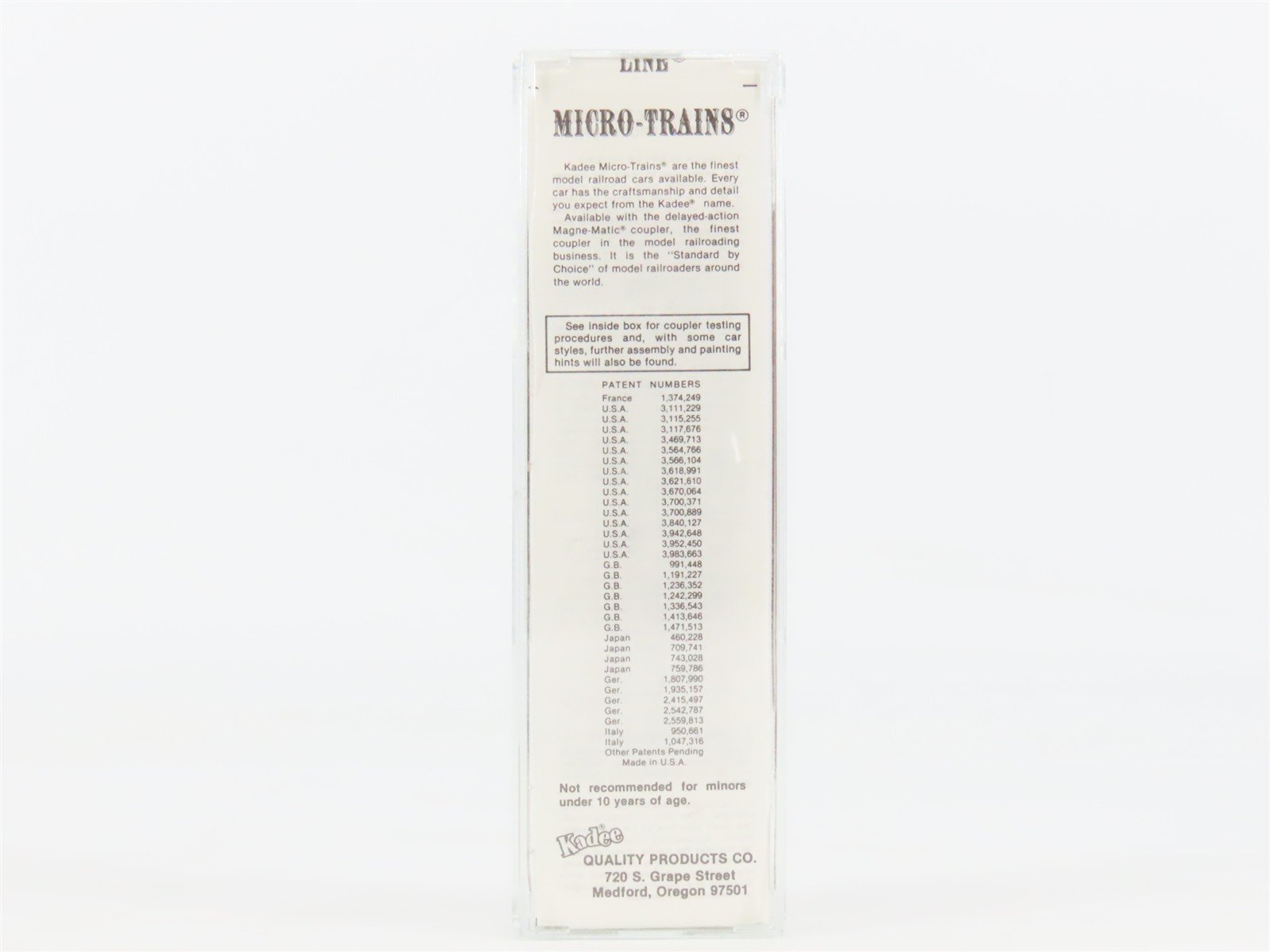 N Scale Kadee Micro-Trains MTL 20920 CG Central Of Georgia 40' Box Car #4740