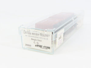 N Scale Kadee Micro-Trains MTL 20920 CG Central Of Georgia 40' Box Car #4740