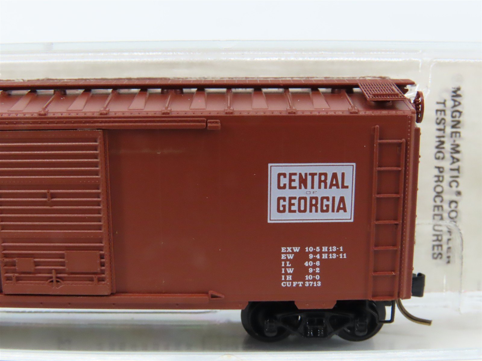 N Scale Kadee Micro-Trains MTL 20920 CG Central Of Georgia 40' Box Car #4740