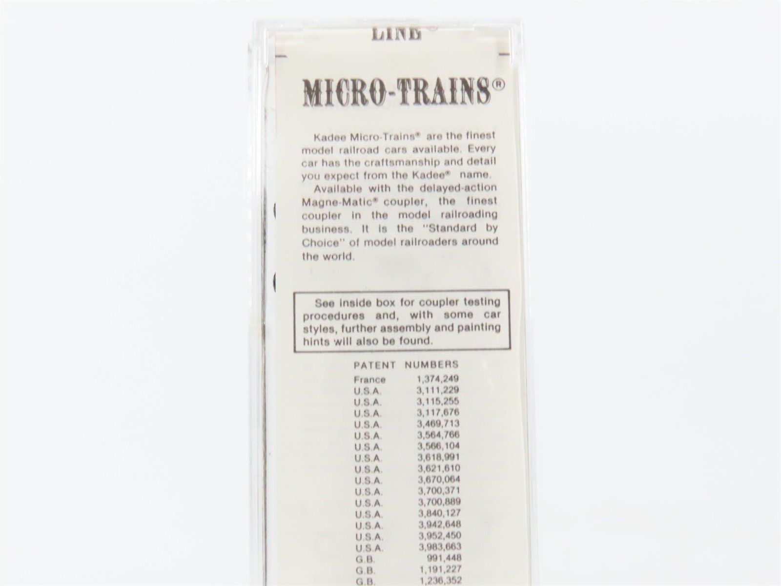 N Scale Kadee Micro-Trains MTL 20920 CG Central Of Georgia 40' Box Car #4740