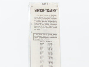 N Scale Kadee Micro-Trains MTL 20920 CG Central Of Georgia 40' Box Car #4740