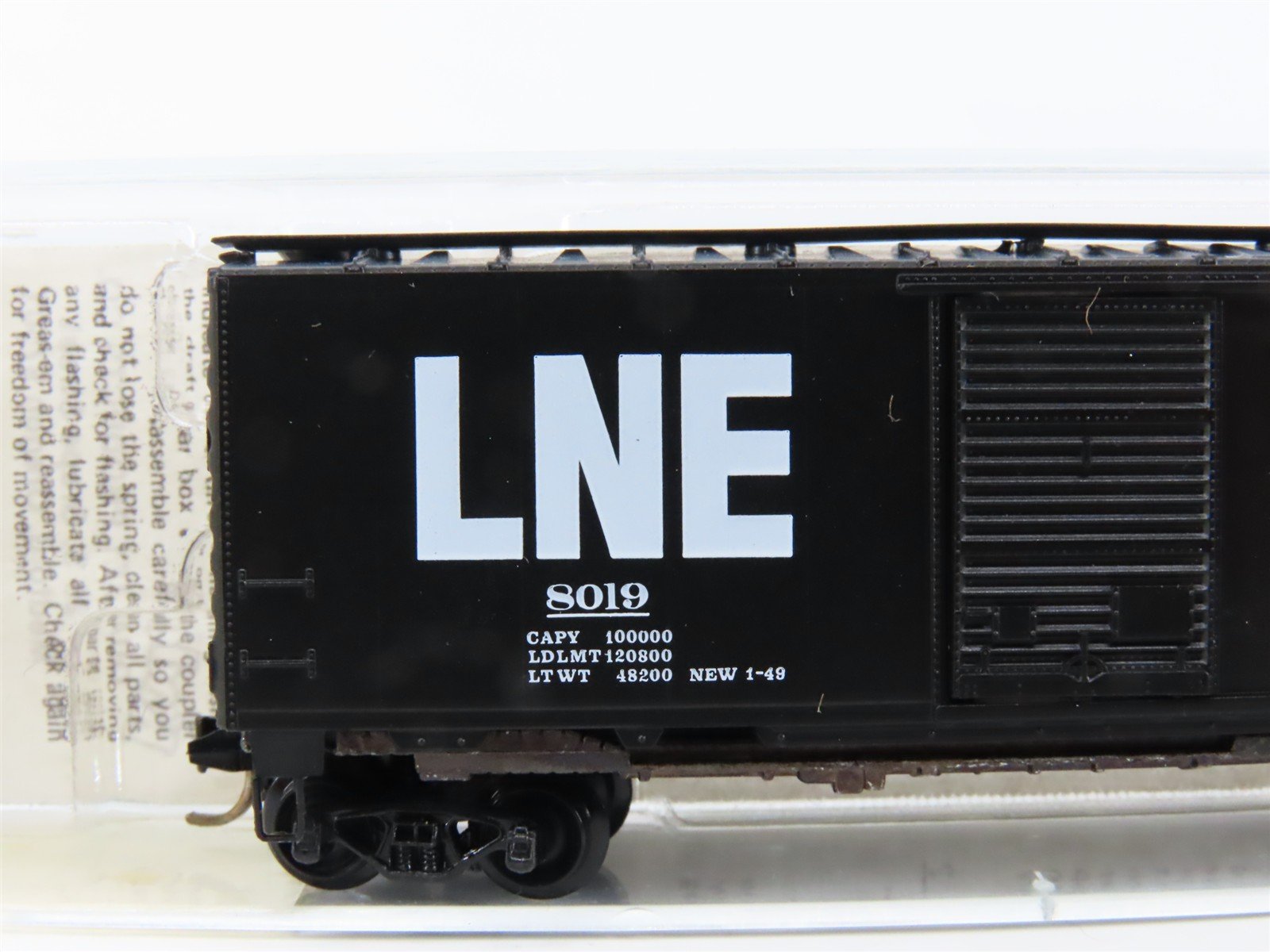 N Scale Kadee Micro-Trains MTL 20930 LNE Lehigh New England 40' Box Car #8019