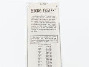 N Scale Kadee Micro-Trains MTL 20930 LNE Lehigh New England 40' Box Car #8019