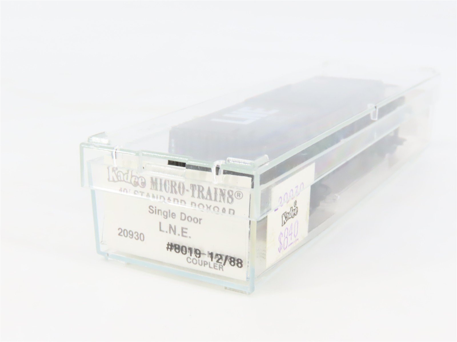 N Scale Kadee Micro-Trains MTL 20930 LNE Lehigh New England 40' Box Car #8019