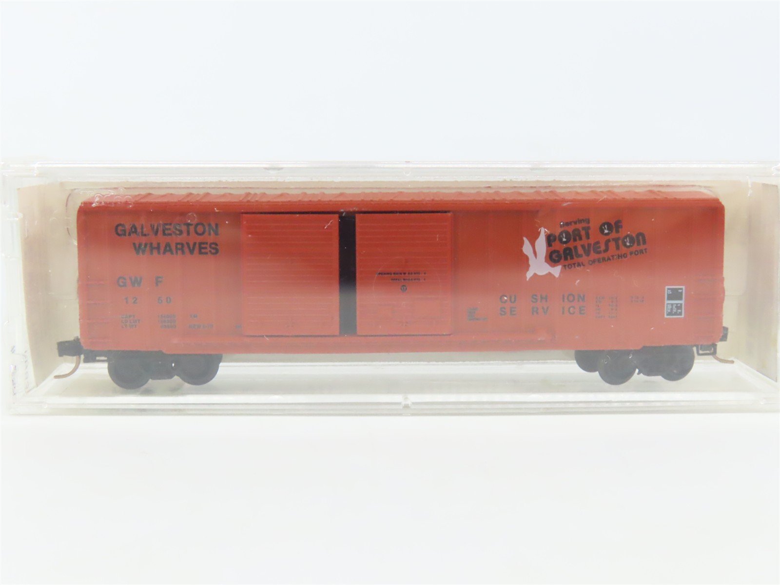 N Scale Kadee Micro-Trains MTL 30040 GWF Galveston Wharves 50' Box Car #1250