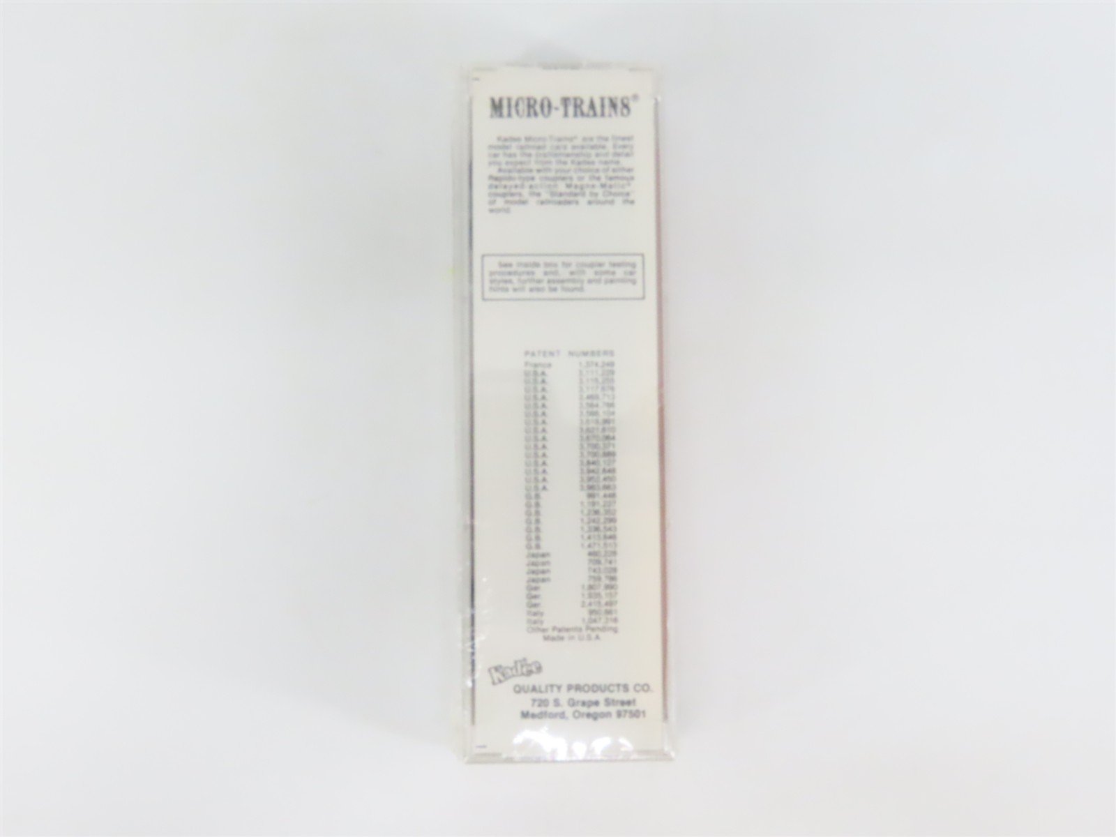 N Scale Kadee Micro-Trains MTL 30040 GWF Galveston Wharves 50' Box Car #1250