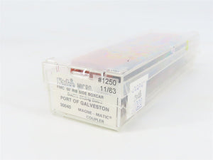 N Scale Kadee Micro-Trains MTL 30040 GWF Galveston Wharves 50' Box Car #1250