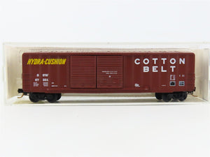 N Scale Kadee Micro-Trains MTL 30060 SSW Cotton Belt 50' Rib Side Box Car #67351