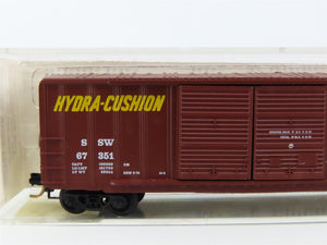 N Scale Kadee Micro-Trains MTL 30060 SSW Cotton Belt 50' Rib Side Box Car #67351