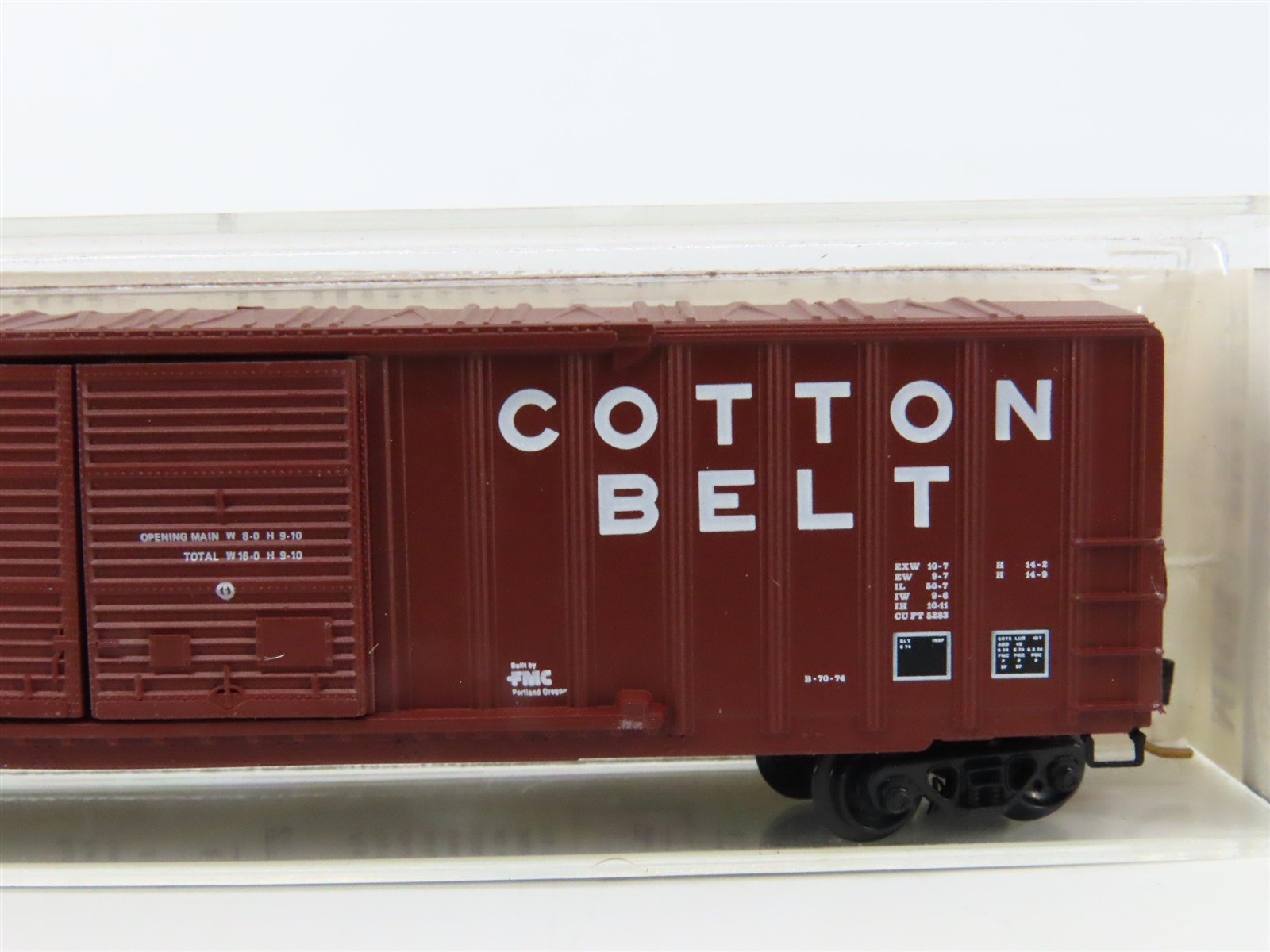N Scale Kadee Micro-Trains MTL 30060 SSW Cotton Belt 50' Rib Side Box Car #67351