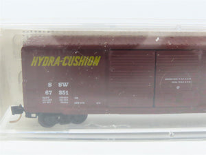 N Scale Kadee Micro-Trains MTL 30060 SSW Cotton Belt 50' Rib Side Box Car #67351