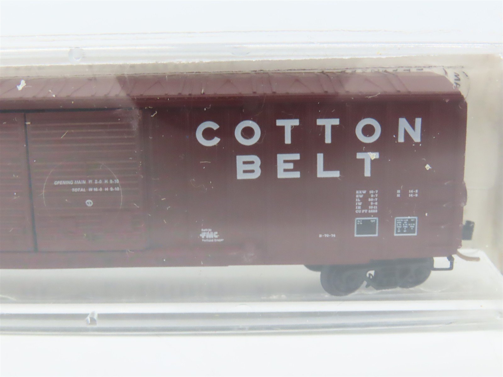 N Scale Kadee Micro-Trains MTL 30060 SSW Cotton Belt 50' Rib Side Box Car #67351