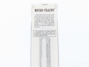 N Scale Kadee Micro-Trains MTL 20910 MILW Milwaukee Road 40' Box Car #29538