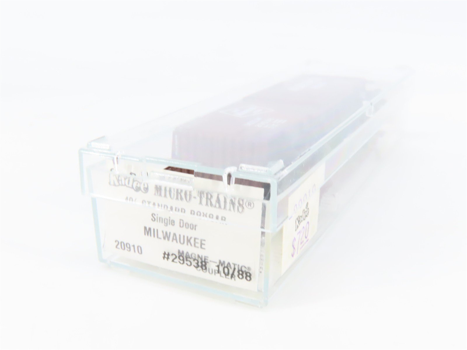 N Scale Kadee Micro-Trains MTL 20910 MILW Milwaukee Road 40' Box Car #29538