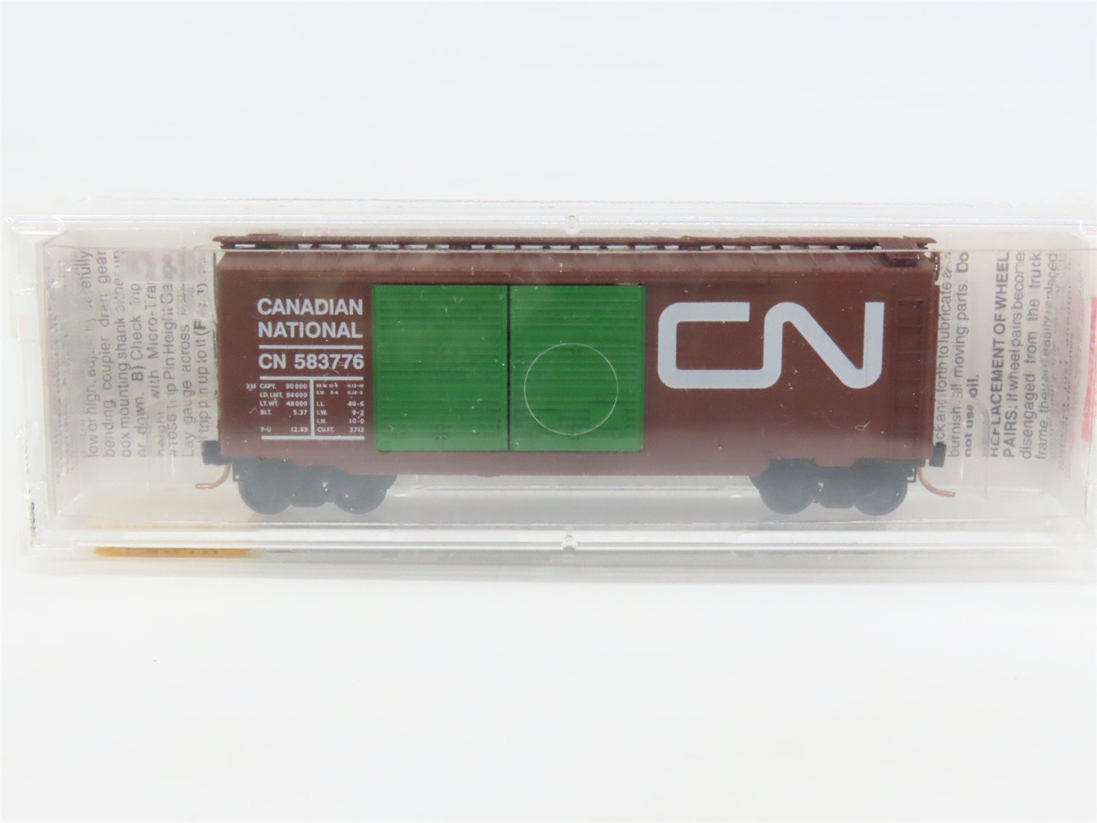 N Scale Micro-Trains MTL 23070 CN Canadian National 40' Box Car #583776