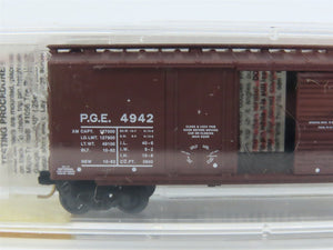 N Scale Micro-Trains MTL 22070 PGE Pacific Great Eastern 40' Box Car #4942
