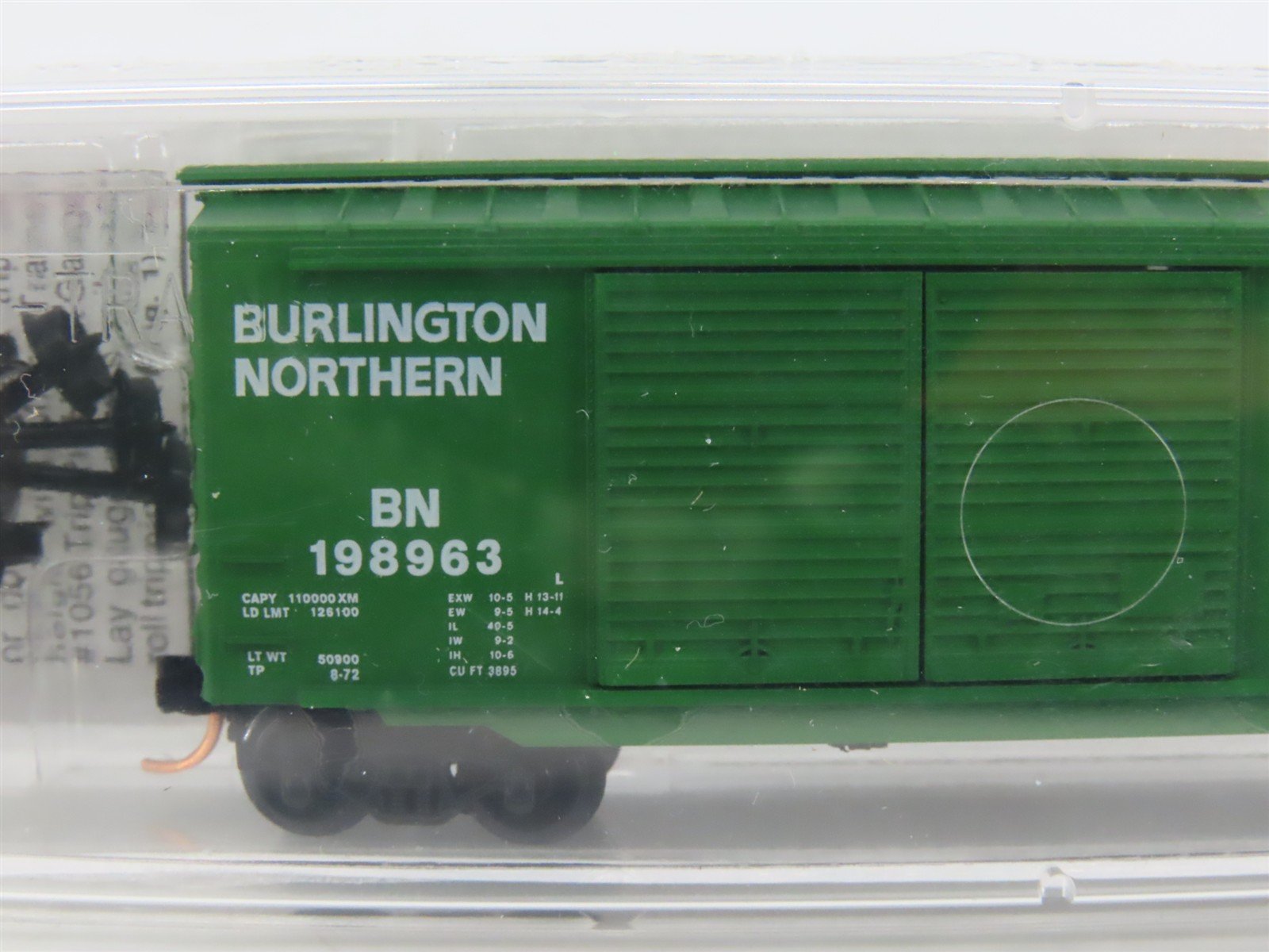 N Scale Micro-Trains MTL 23080 BN Burlington Northern 40' Box Car #198963
