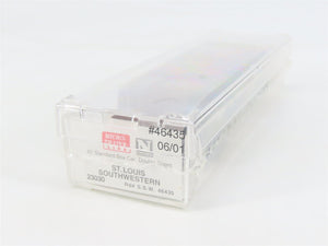 N Scale Micro-Trains MTL 23030 SSW Cotton Belt Blue Streak 40' Box Car #46435